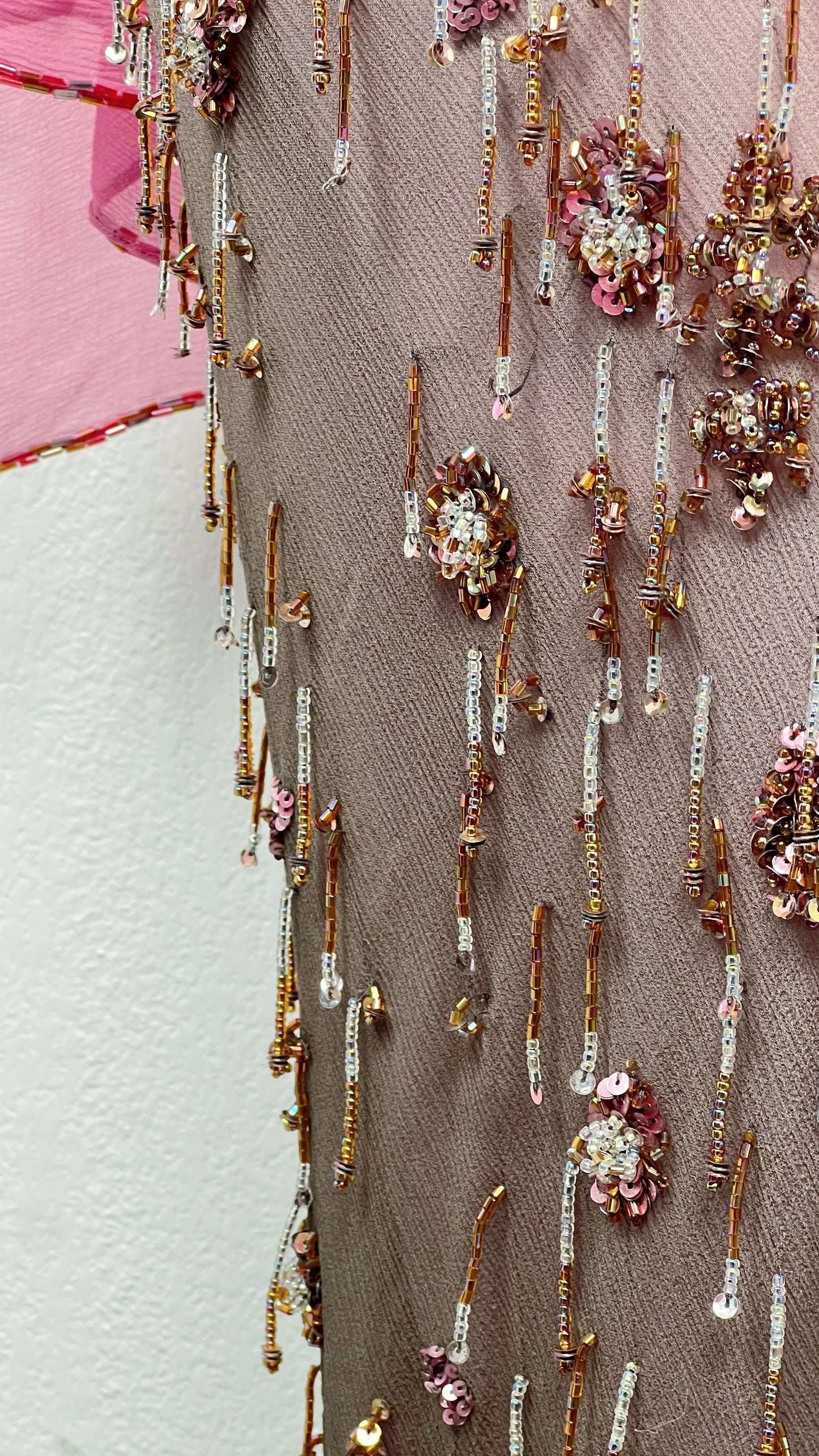 Rose Cascade Couture Gown