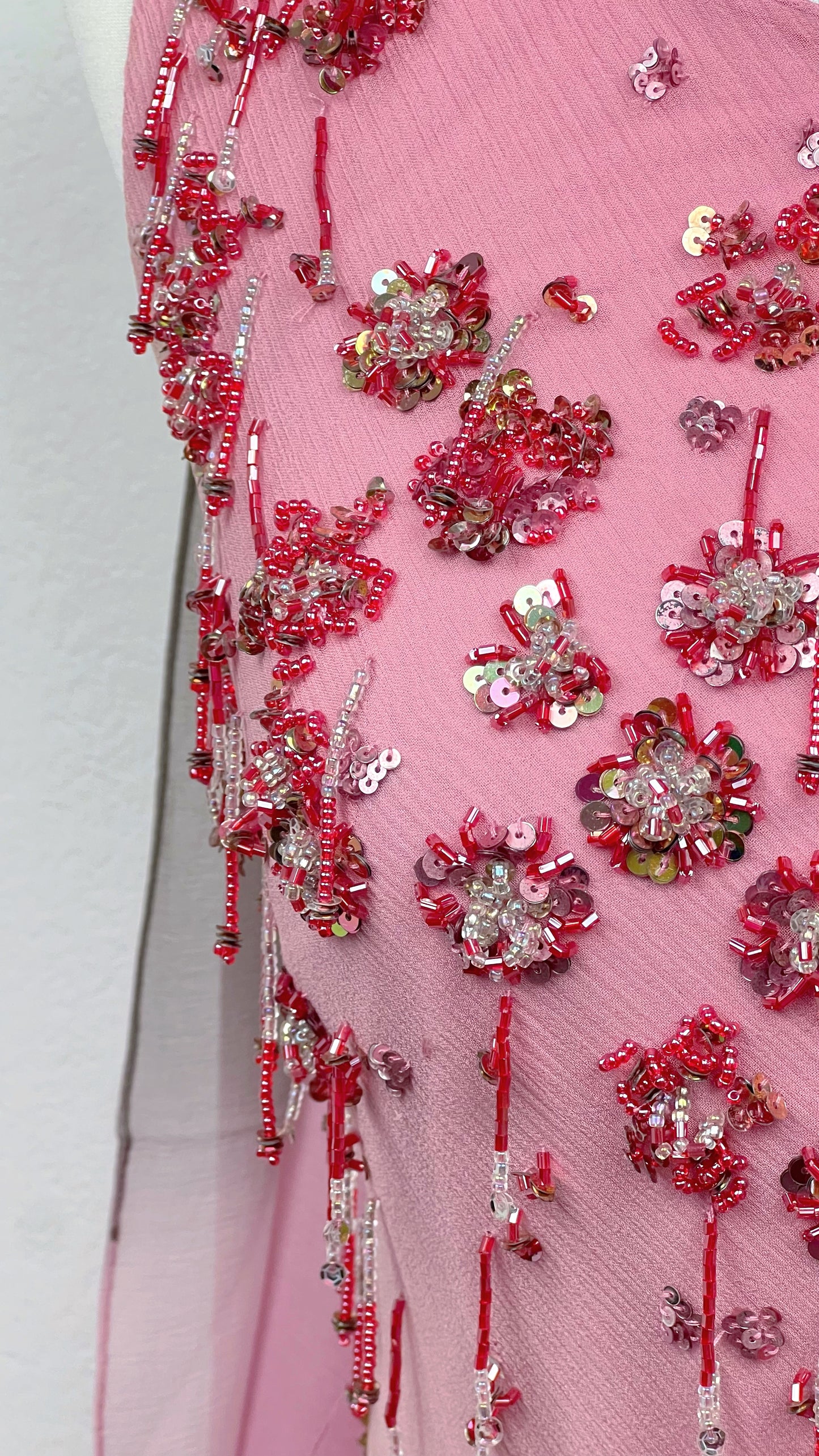 Rose Cascade Couture Gown