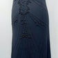 Midnight Fern Silk Dress
