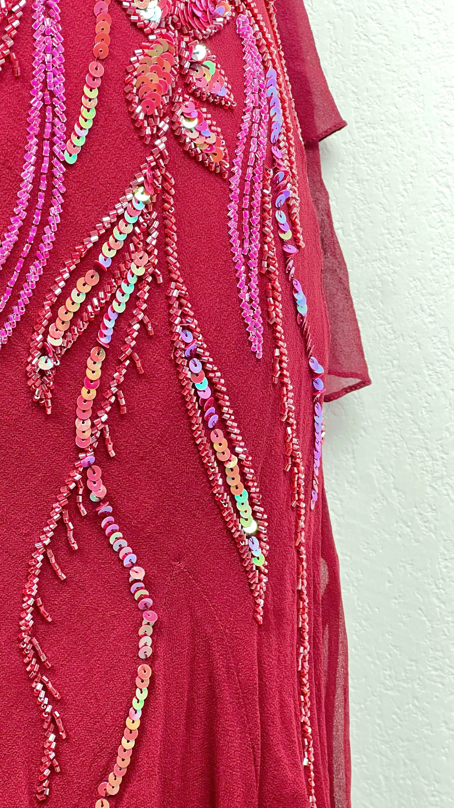 Crimson Butterfly Dress