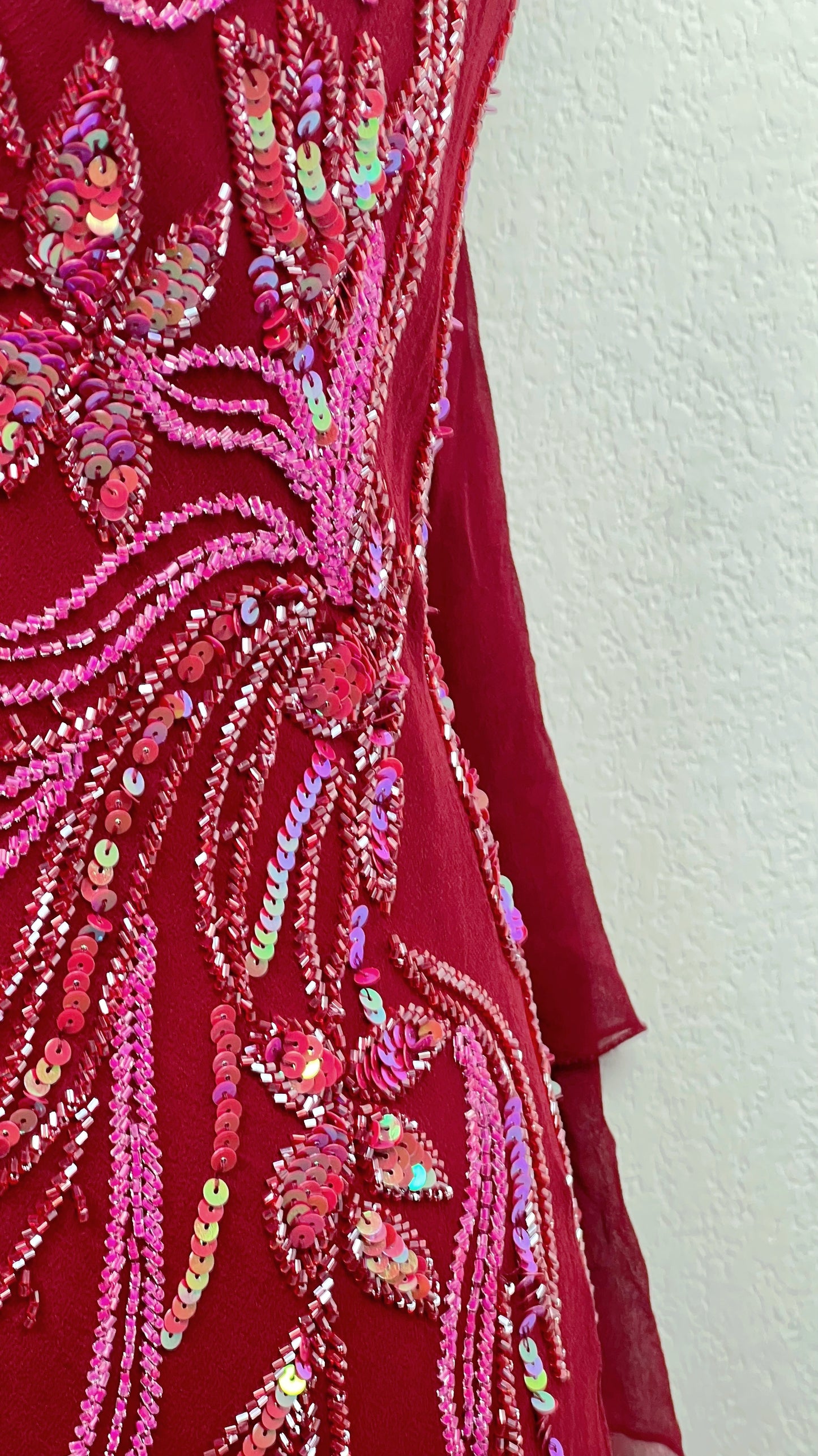 Crimson Butterfly Dress