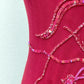 Crimson Butterfly Dress