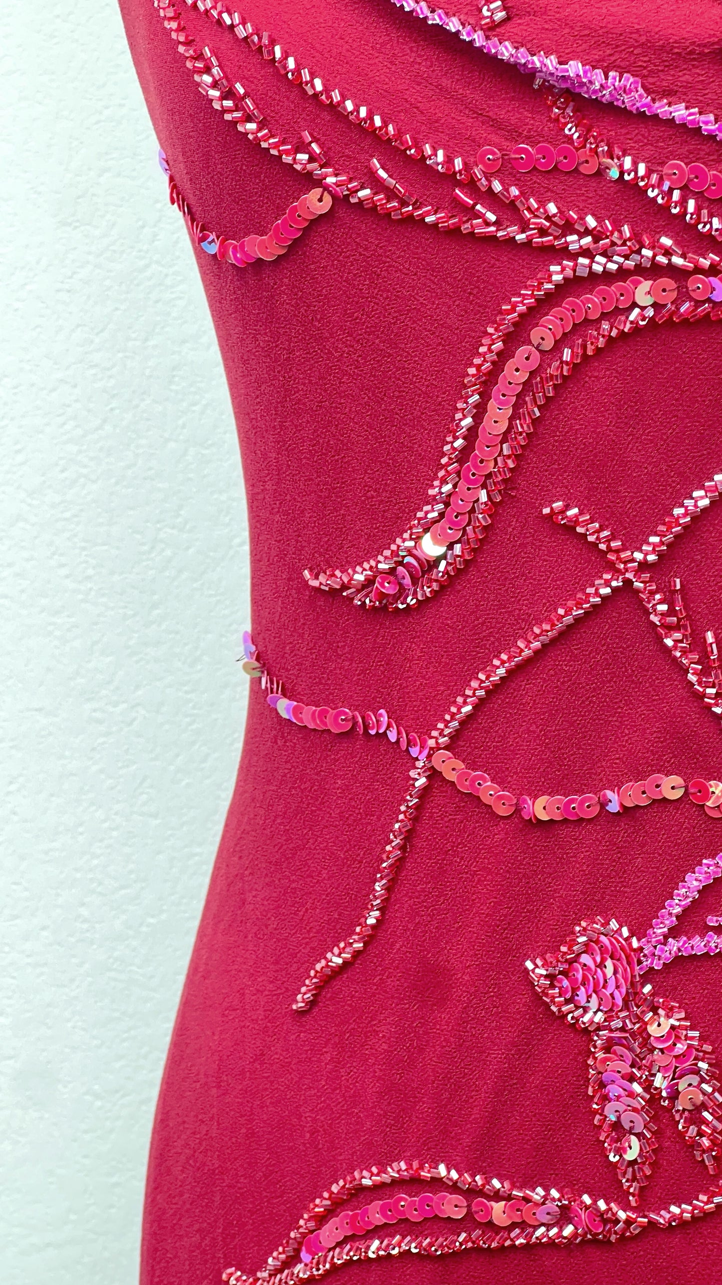 Crimson Butterfly Dress