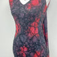 Crimson Noir Beaded Gown