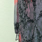 Crimson Noir Beaded Gown