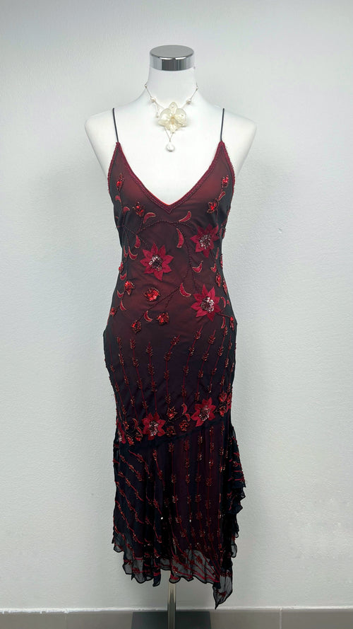 Scarlet Nocturne Dress