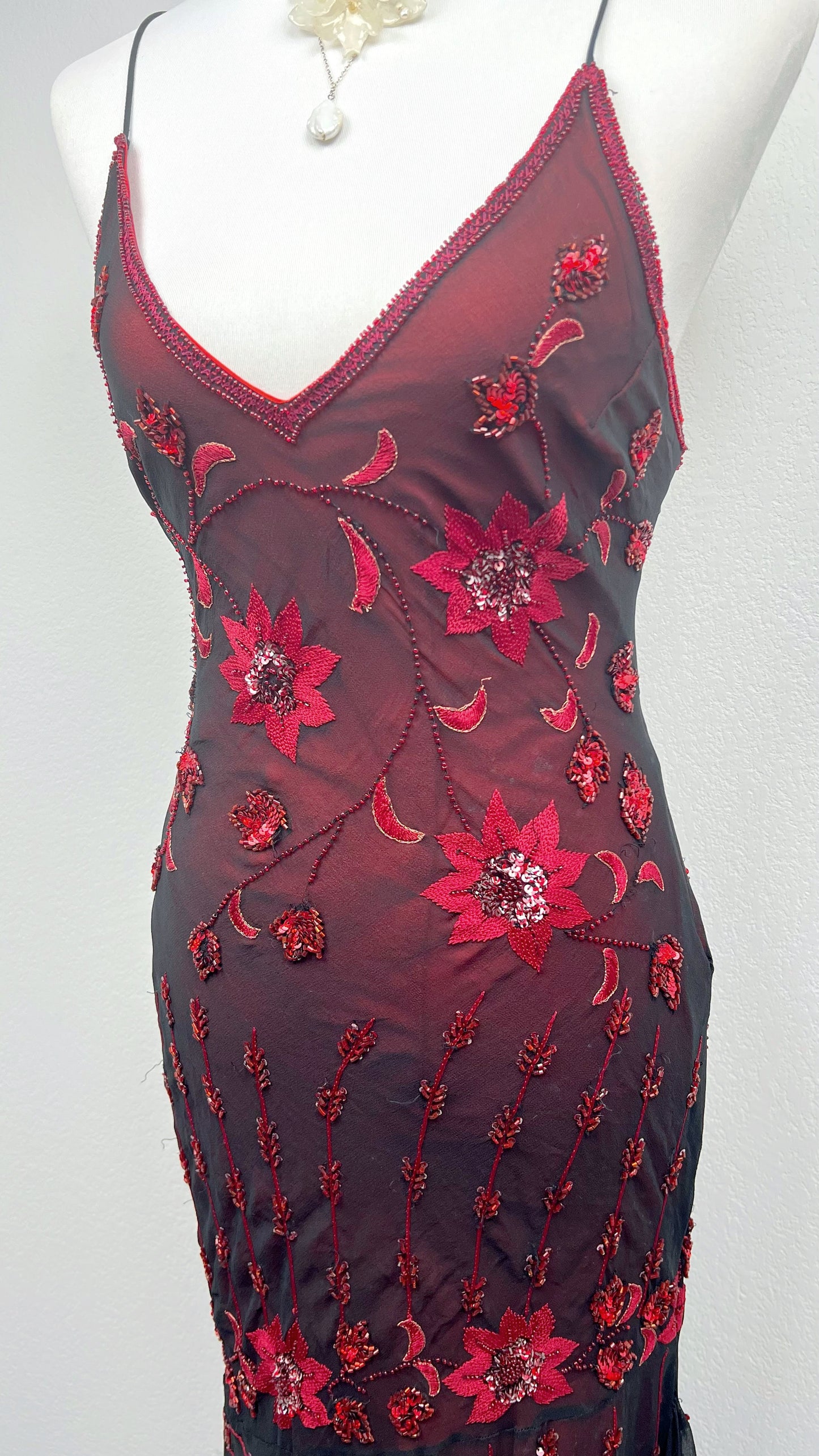 Scarlet Nocturne Dress