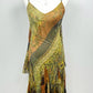Golden Earth Silk Dress