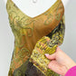 Golden Earth Silk Dress