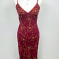 Crimson Bloom Dress