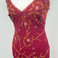 Crimson Bloom Dress