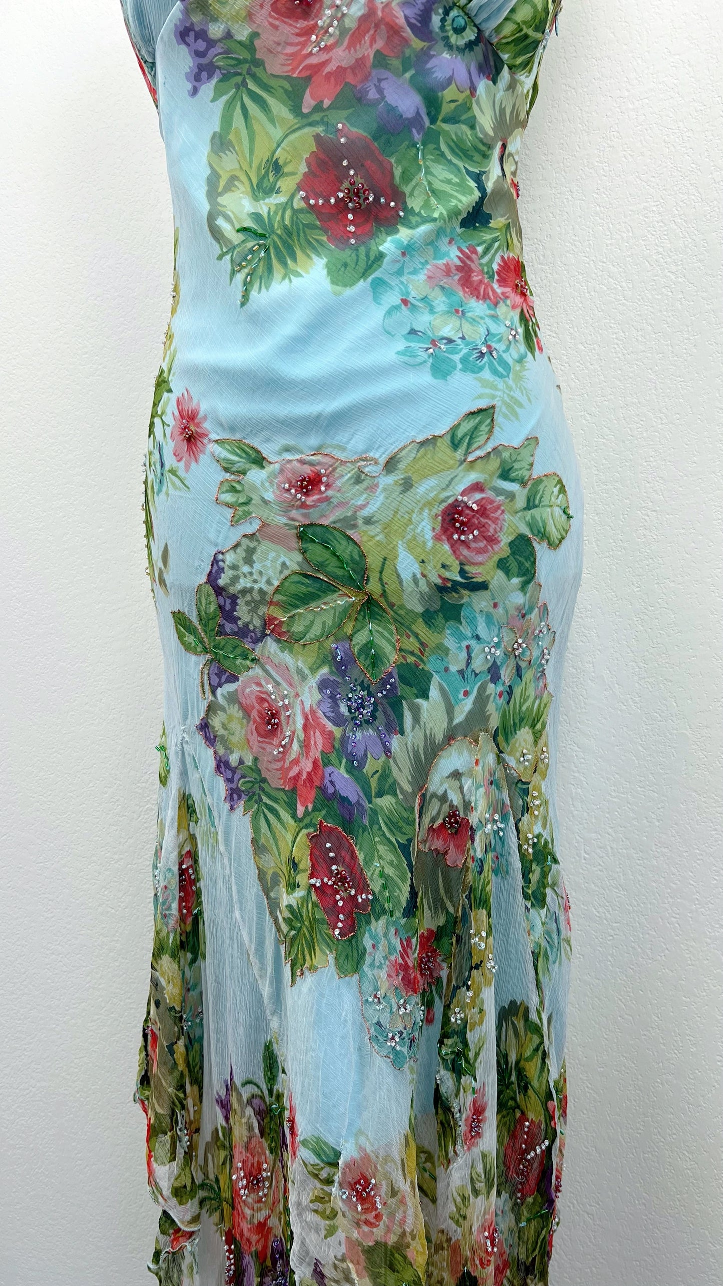 Derhy Blue Garden Dress