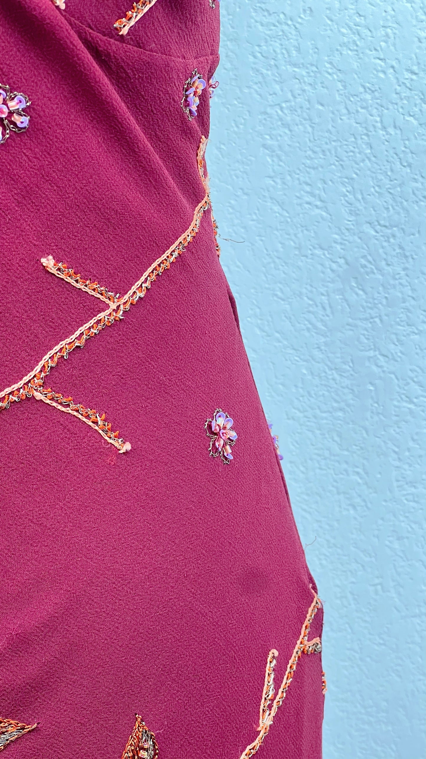 Crimson Bloom Dress