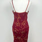 Crimson Bloom Dress