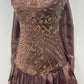 Golden Ember Silk Gown