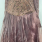 Golden Ember Silk Gown
