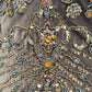 Golden Ember Silk Gown