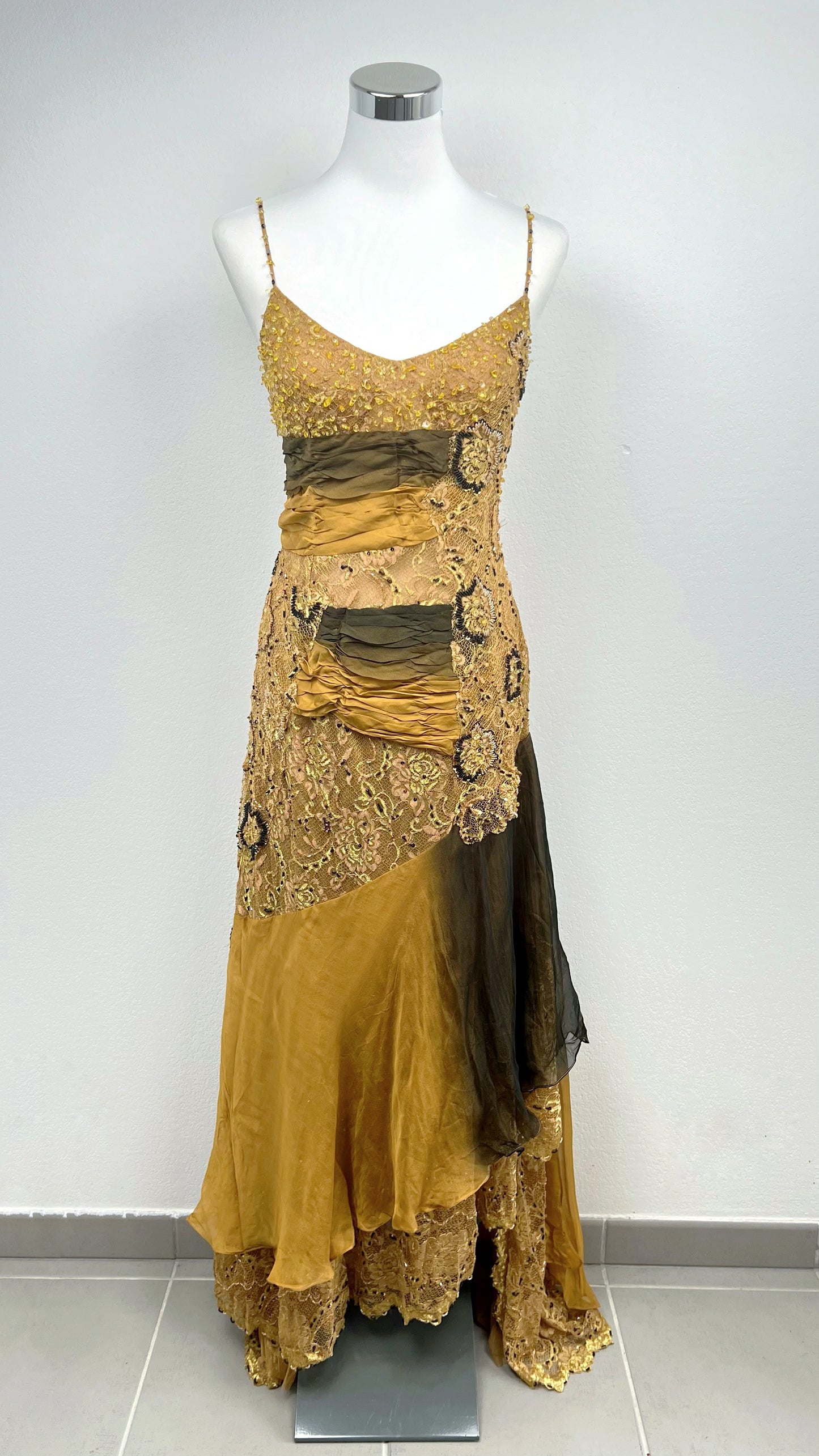 Golden Mirage Beaded Dress