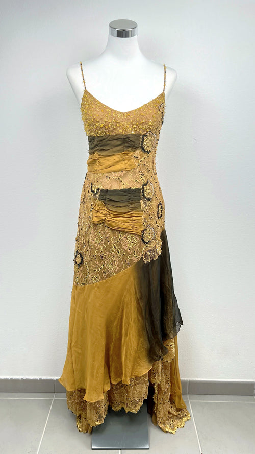 Golden Mirage Beaded Dress