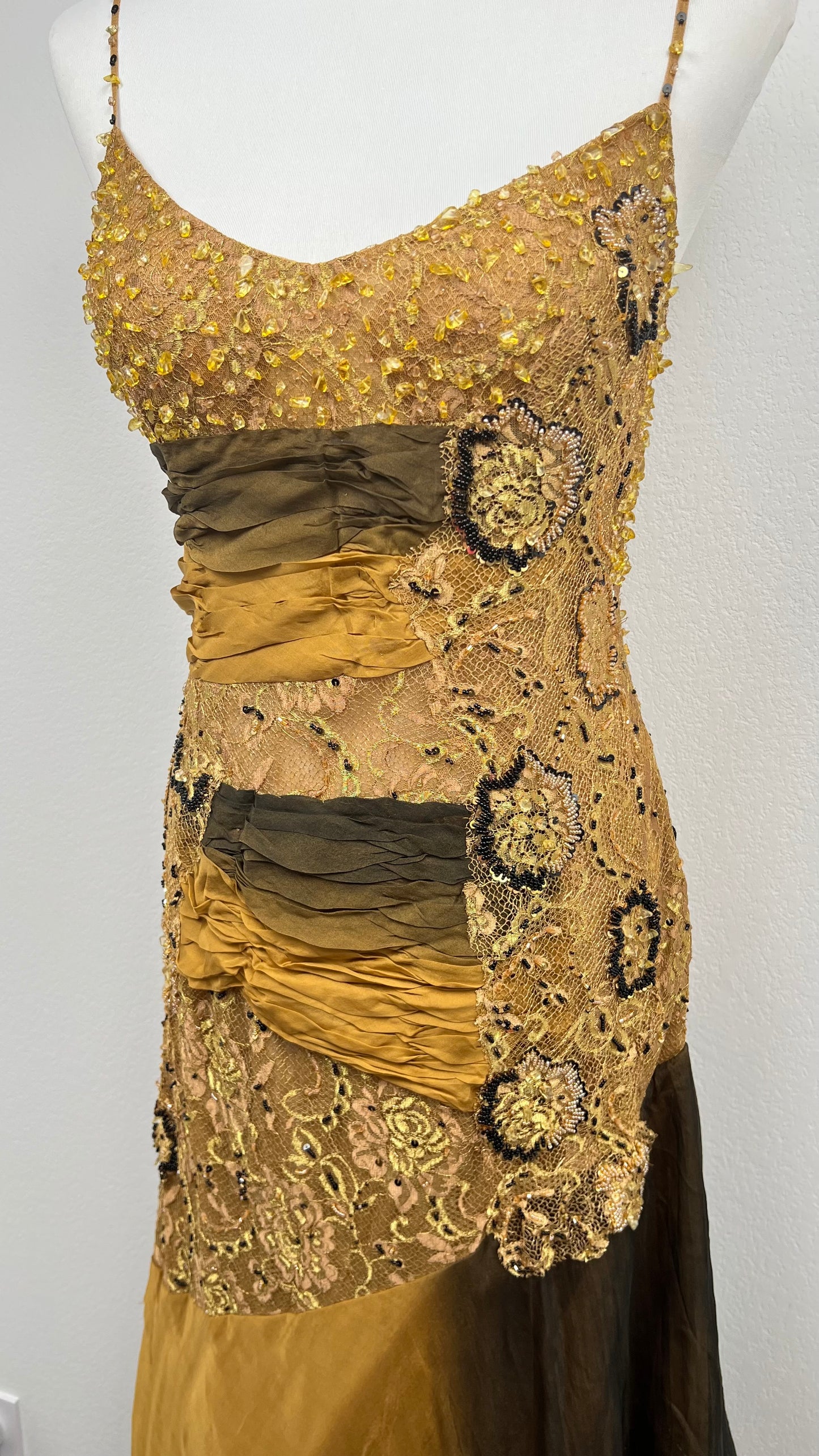 Golden Mirage Beaded Dress