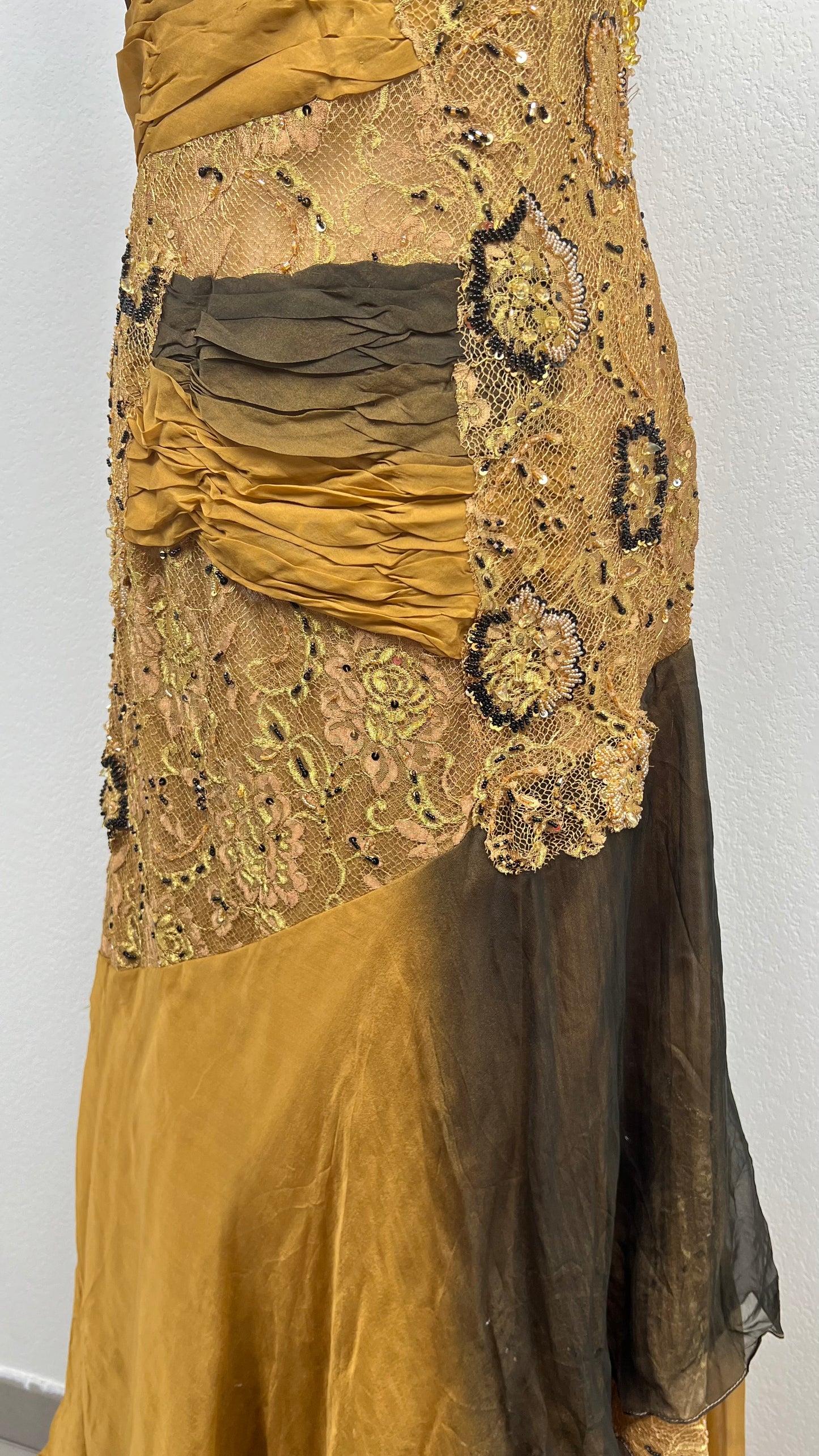 Golden Mirage Beaded Dress