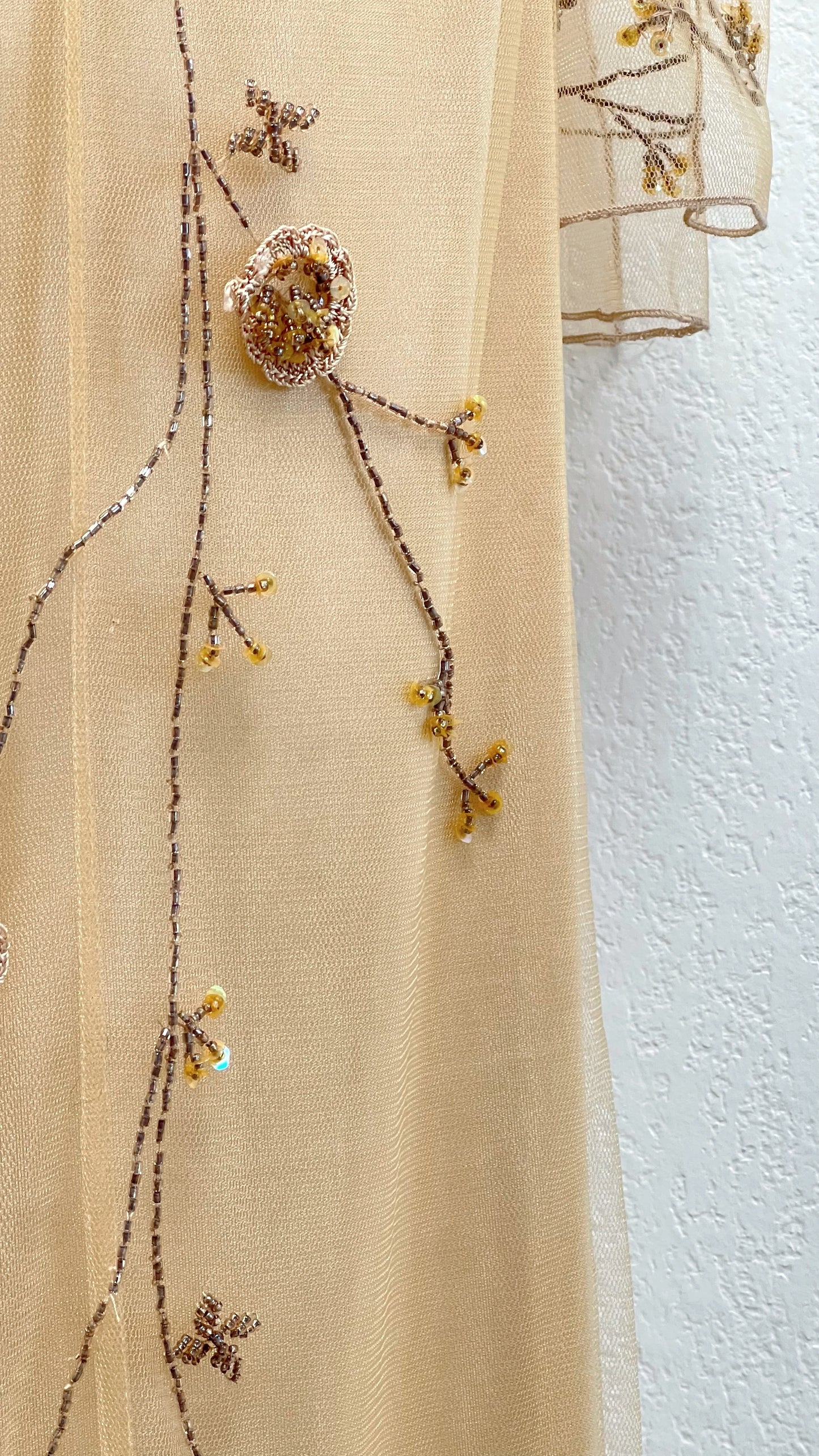 Golden Ivy Evening Gown