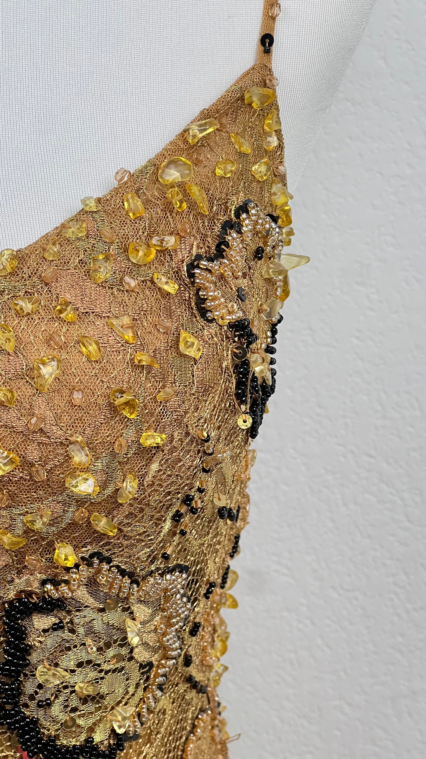 Golden Mirage Beaded Dress