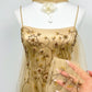 Golden Ivy Evening Gown