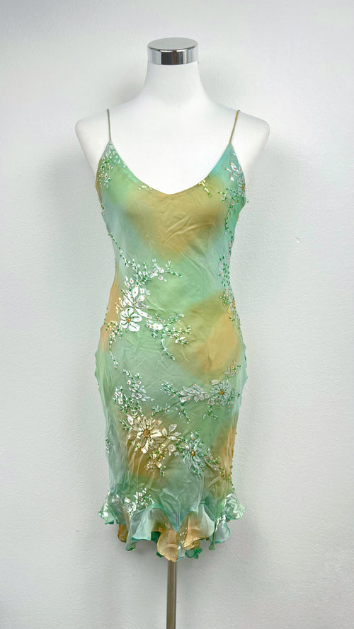 Spring Whisper Silk Dress