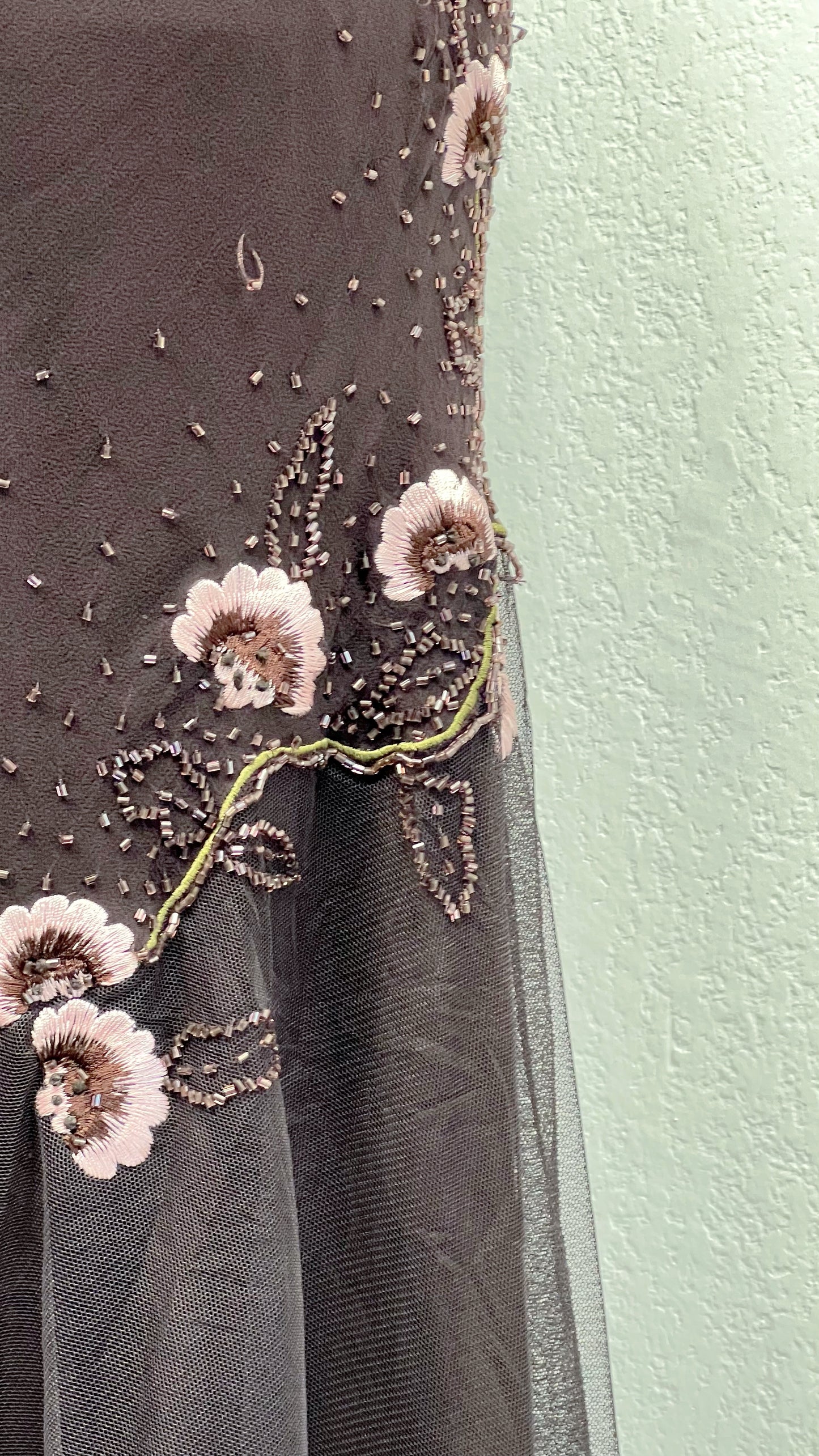 Midnight Blossom Gown