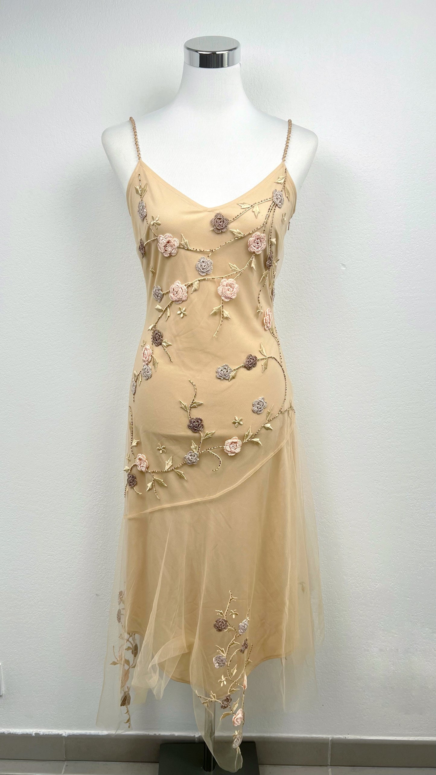 Golden Blossom Dress