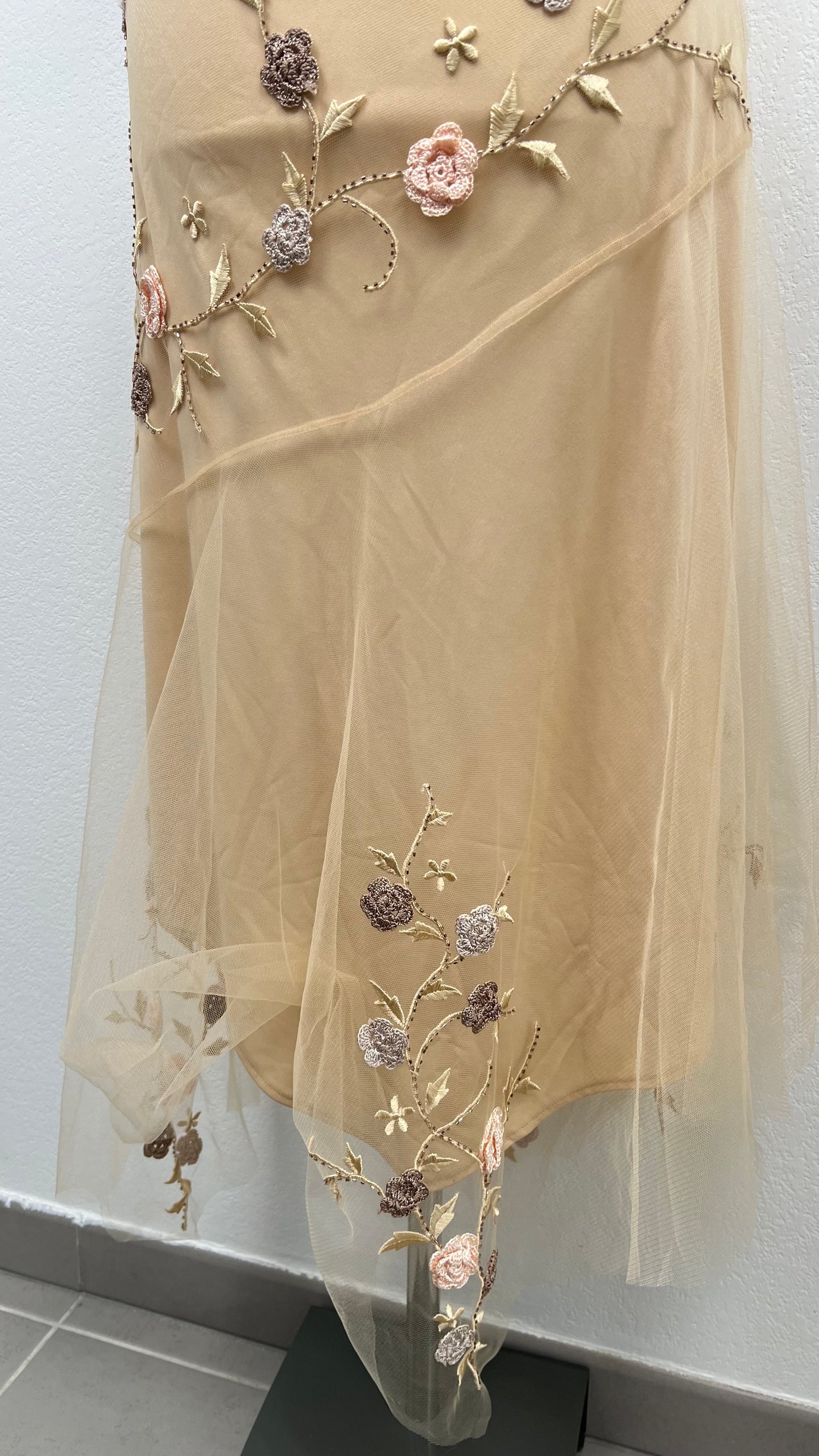 Golden Blossom Dress