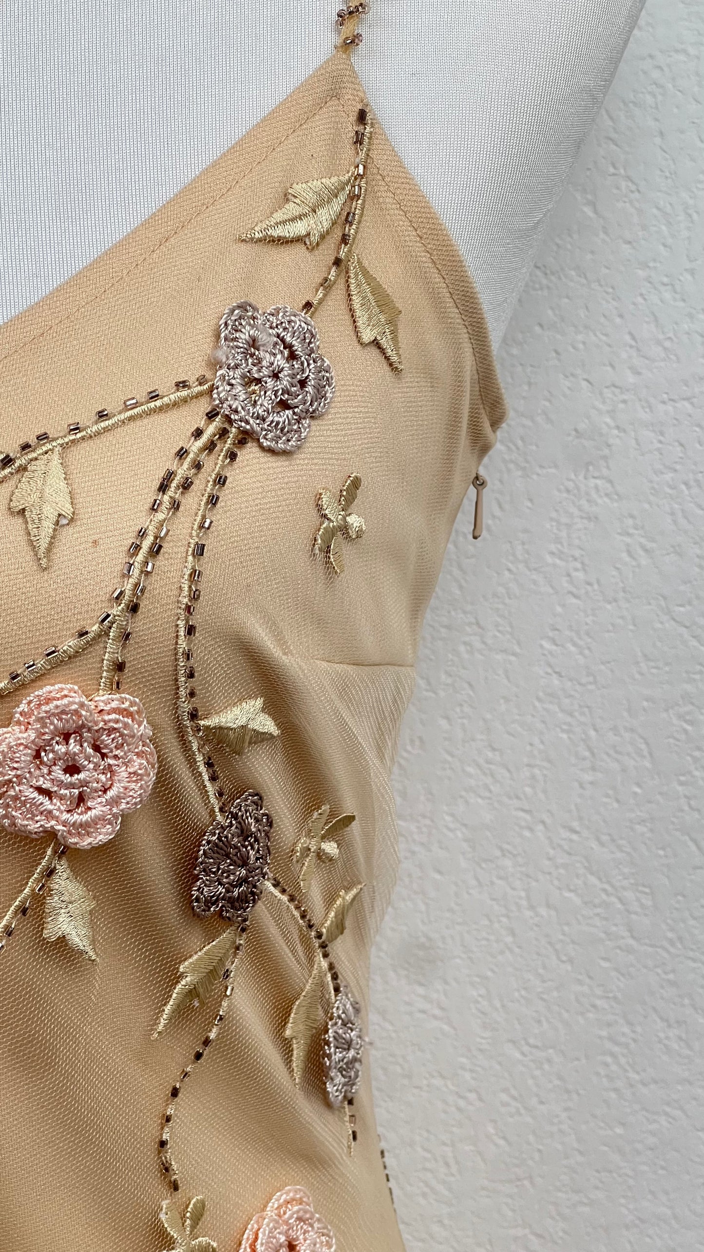 Golden Blossom Dress