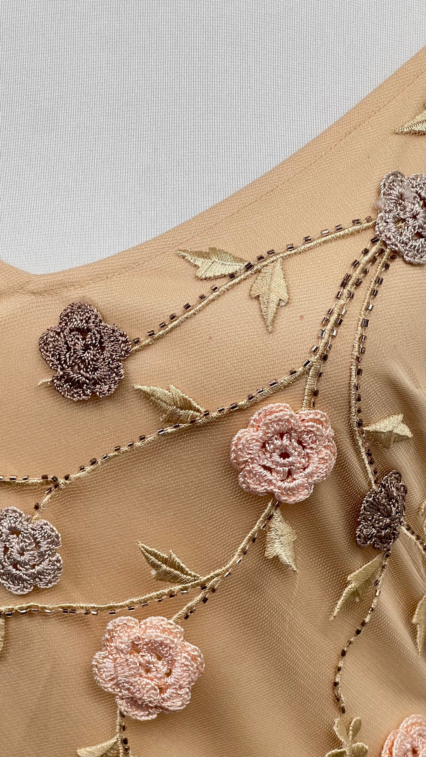 Golden Blossom Dress