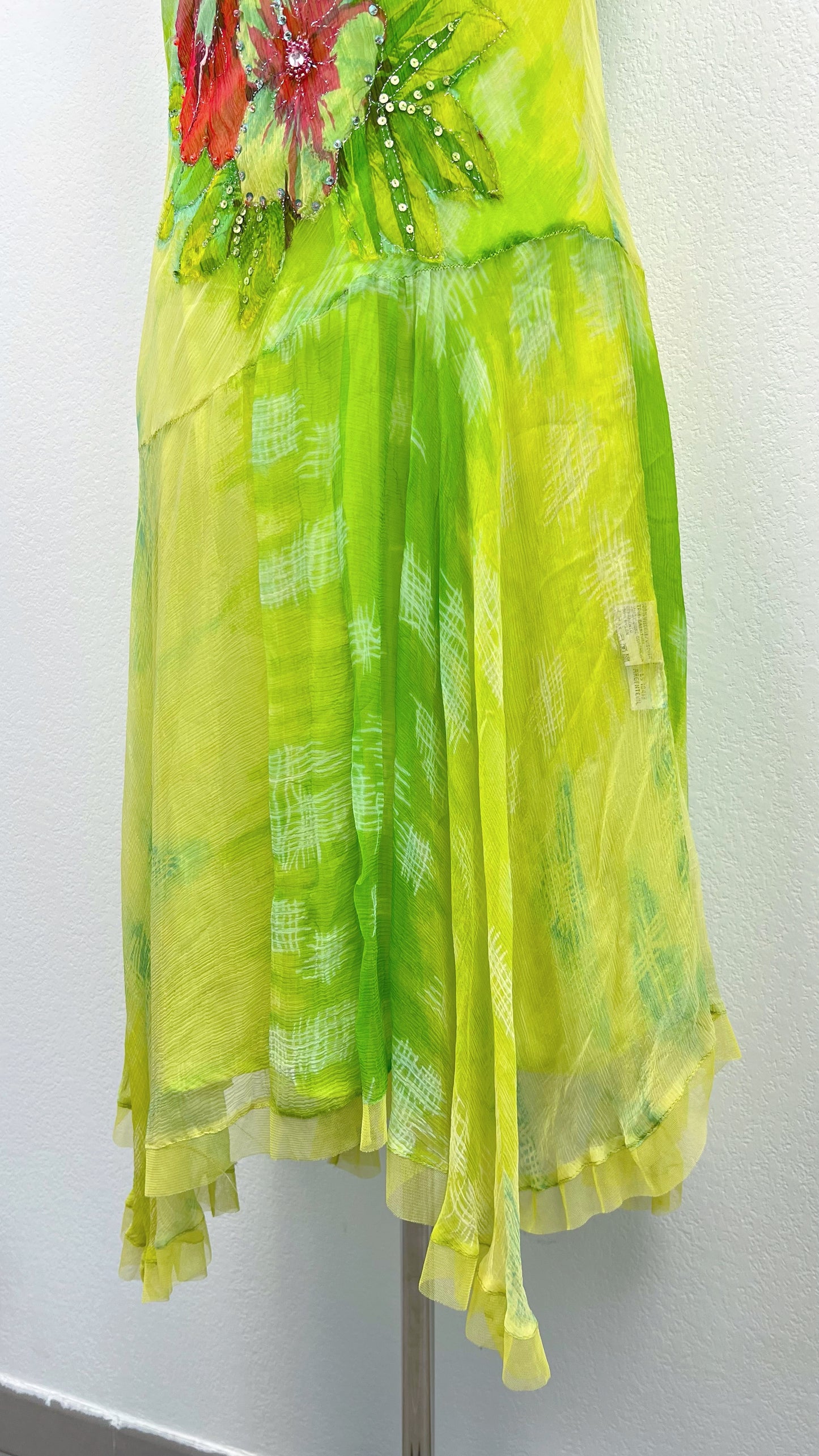 Derhy RARE Lime Garden Reverie