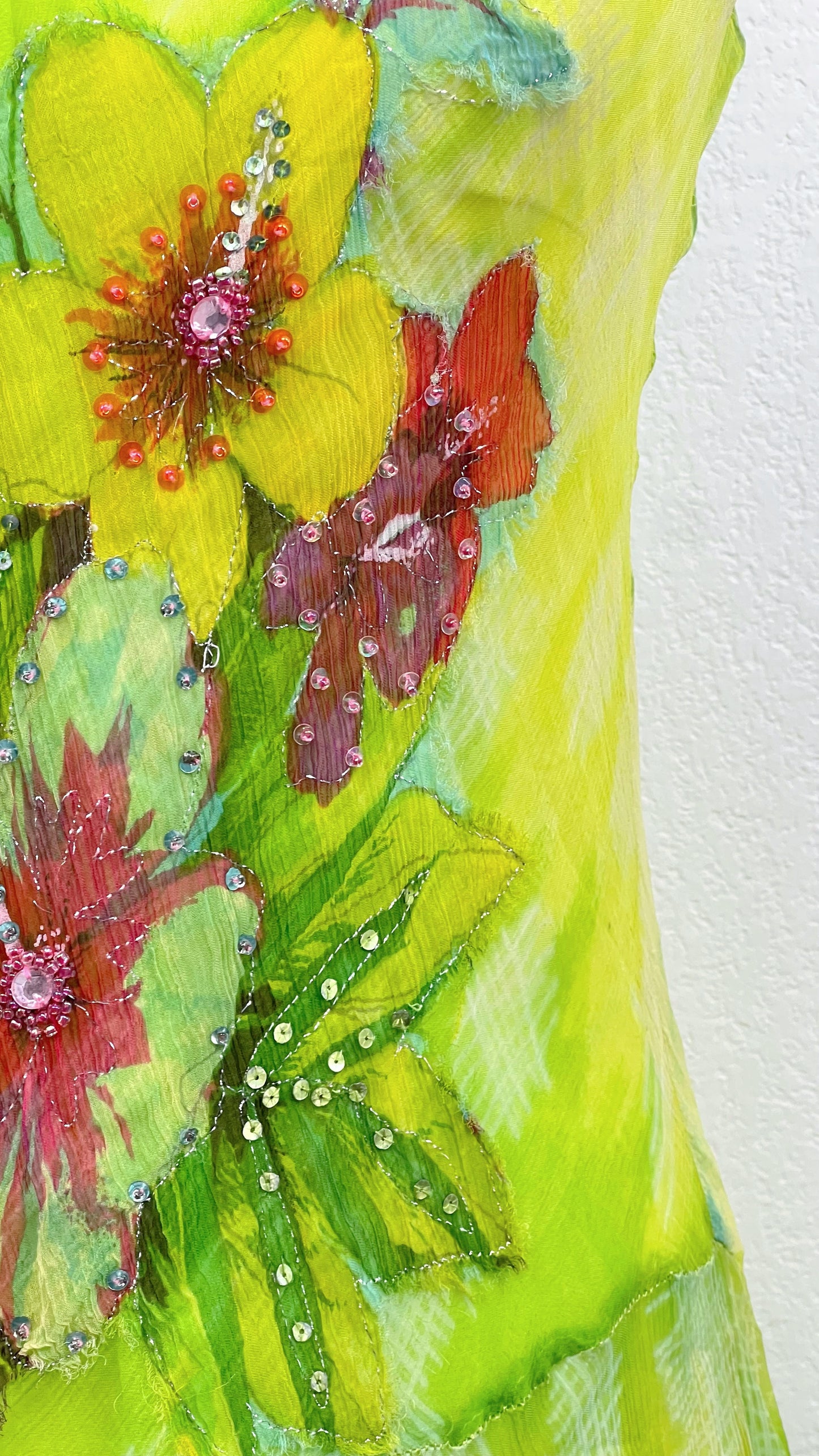 Derhy RARE Lime Garden Reverie