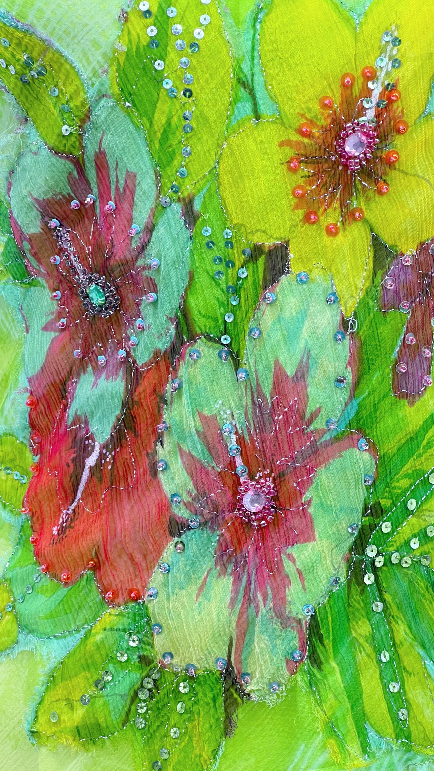 Derhy RARE Lime Garden Reverie