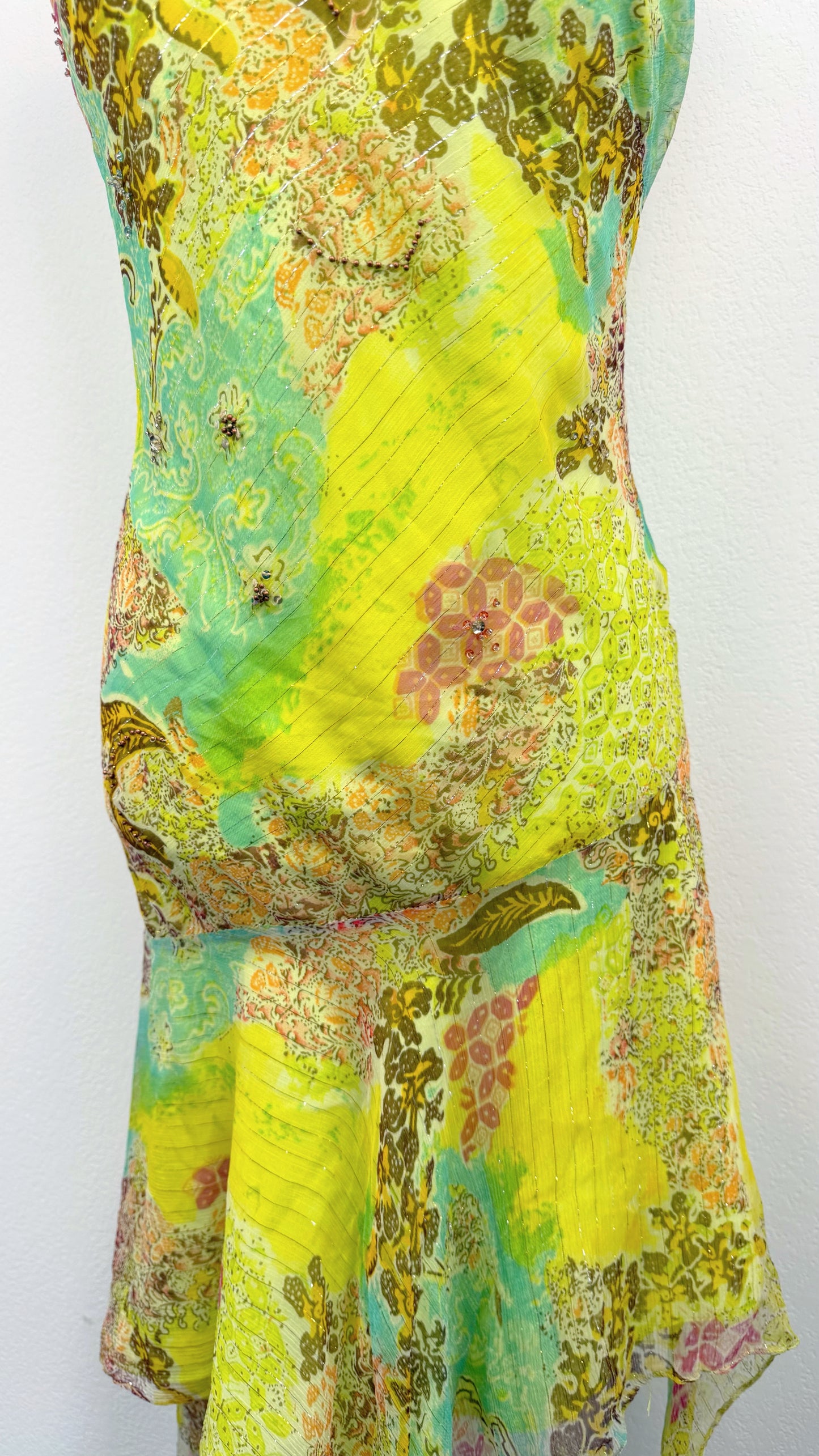 Derhy Lime Mirage Dress