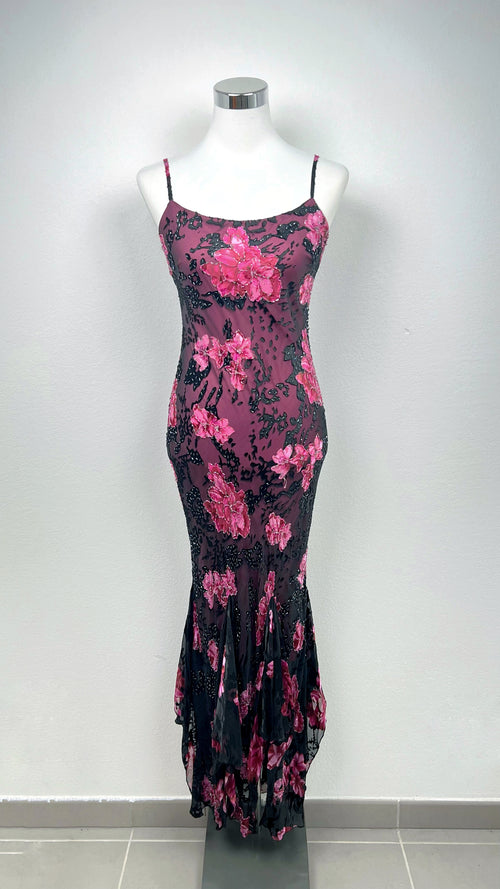The Midnight Blossom Gown