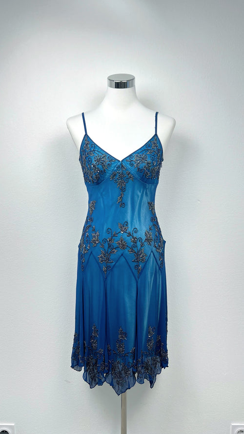 Electric Sapphire Dress RARE by Adrianna Papell