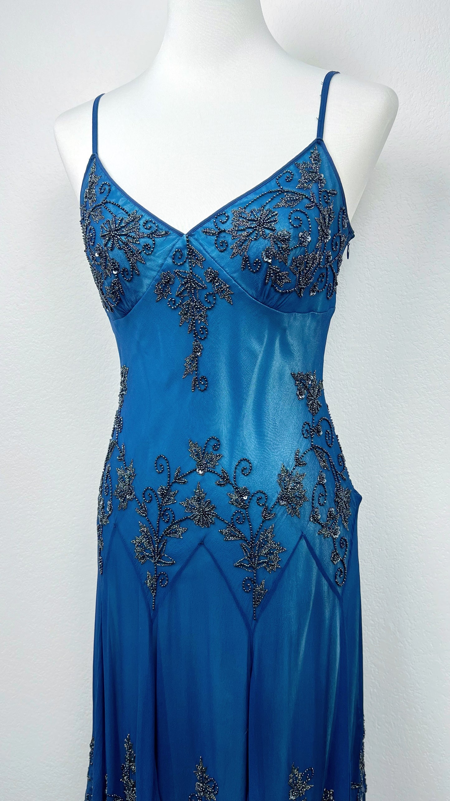 Electric Sapphire Dress RARE by Adrianna Papell