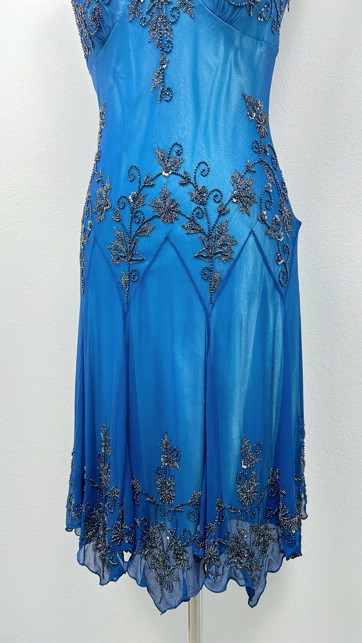 Electric Sapphire Dress RARE by Adrianna Papell