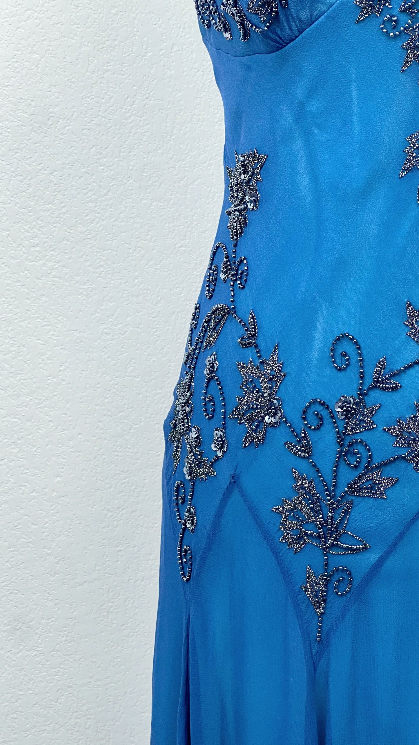 Electric Sapphire Dress RARE by Adrianna Papell
