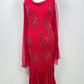 Crimson Rose Gown