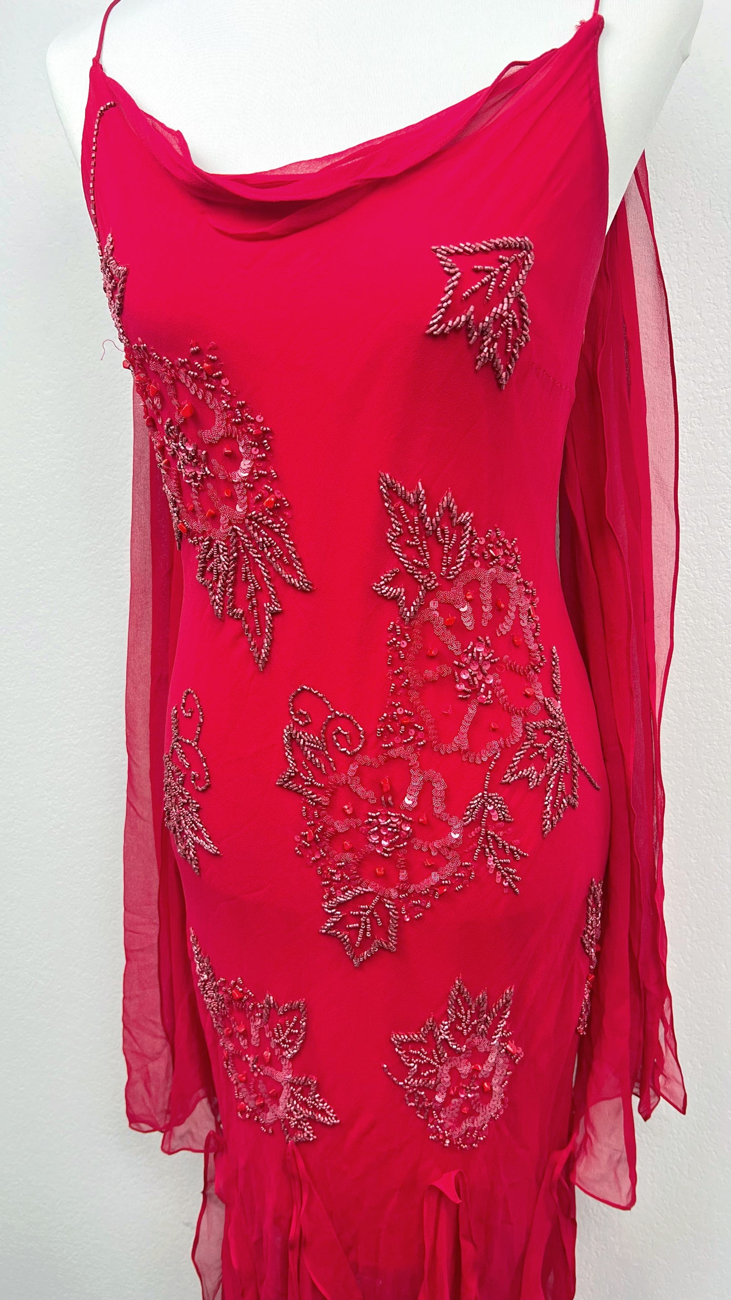 Crimson Rose Gown