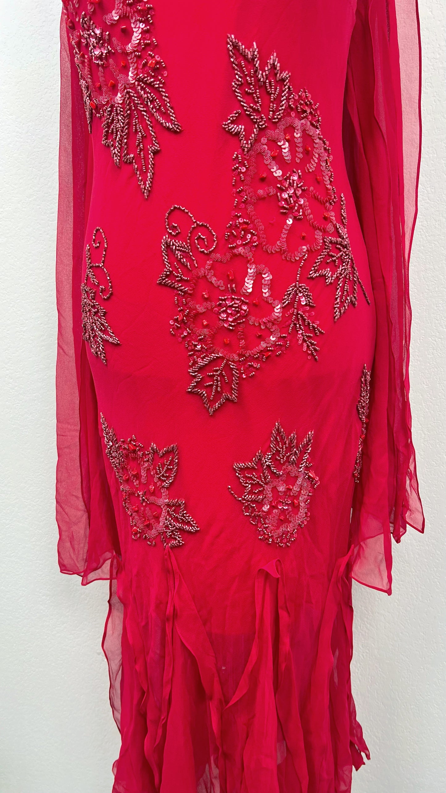 Crimson Rose Gown