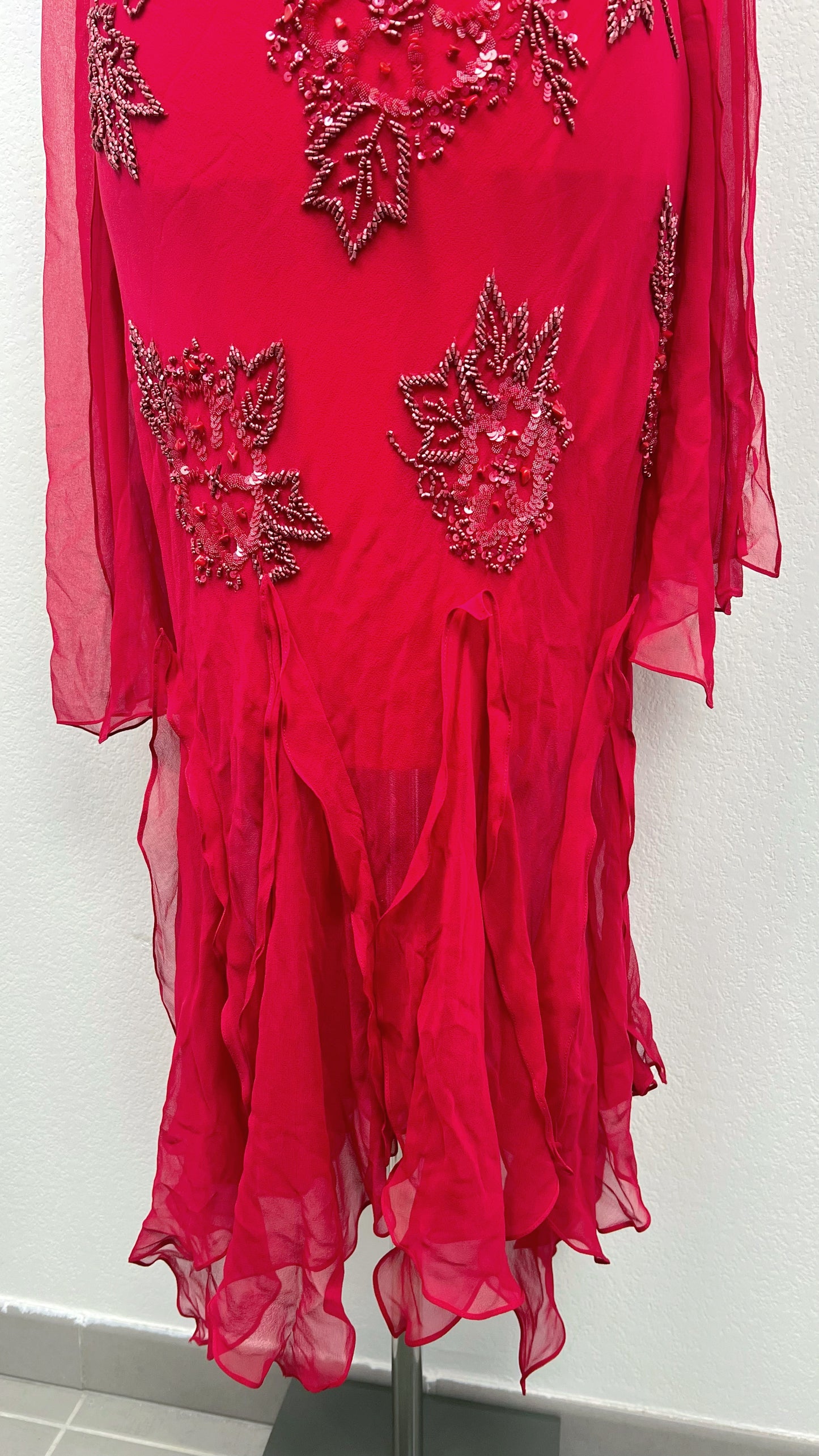 Crimson Rose Gown