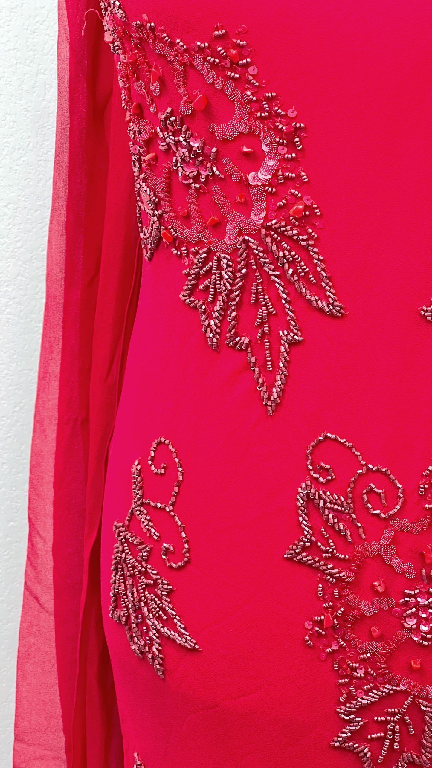 Crimson Rose Gown