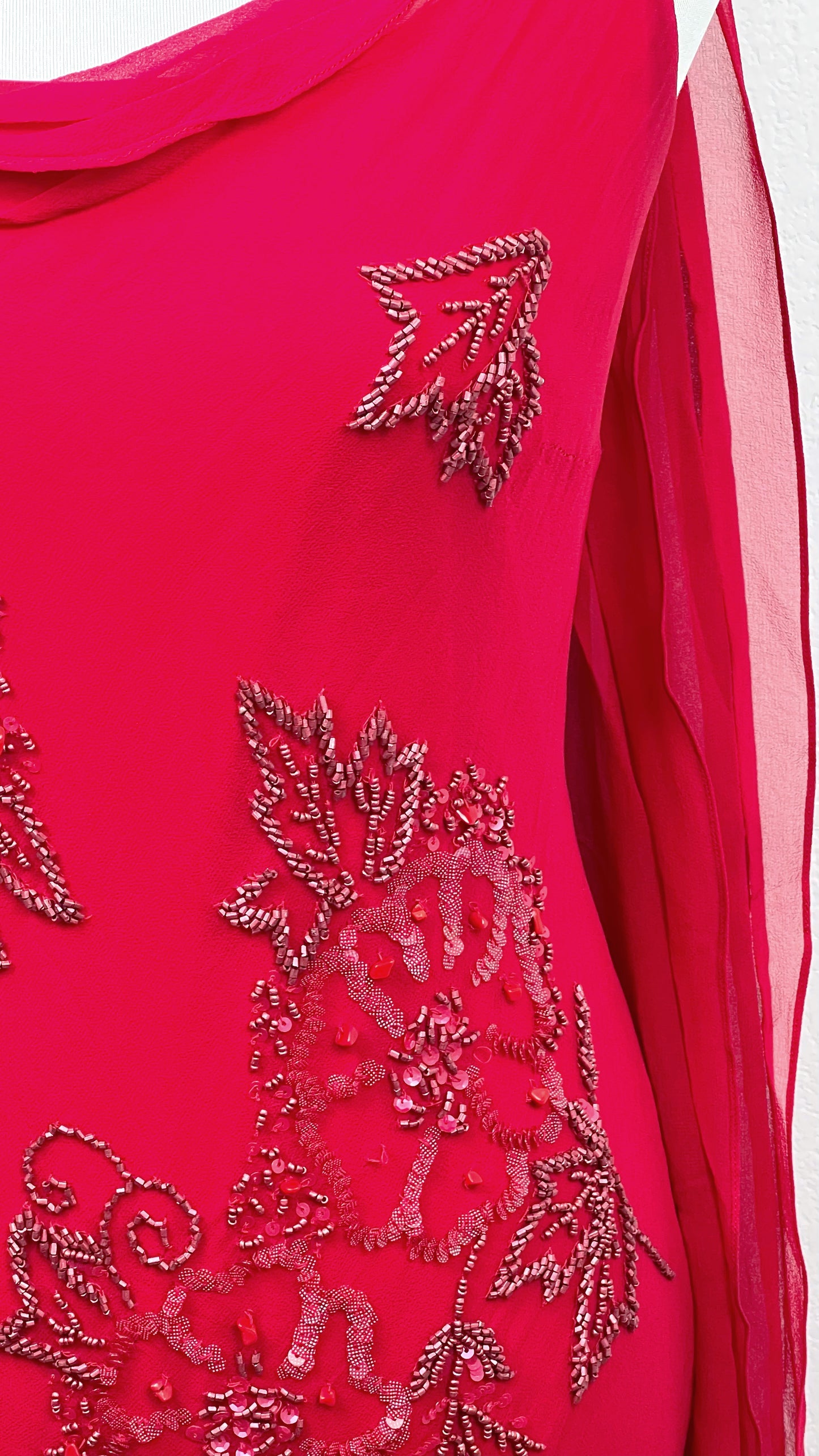 Crimson Rose Gown