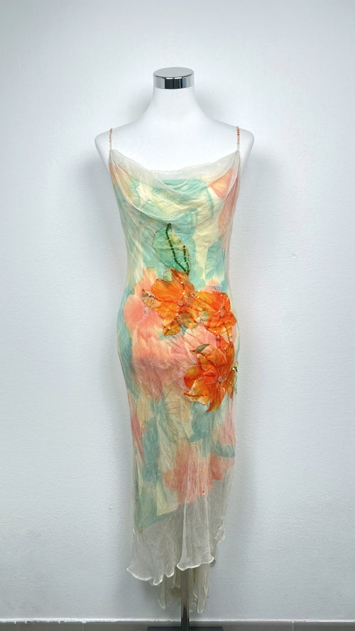 Peach Blossom Derhy Dress